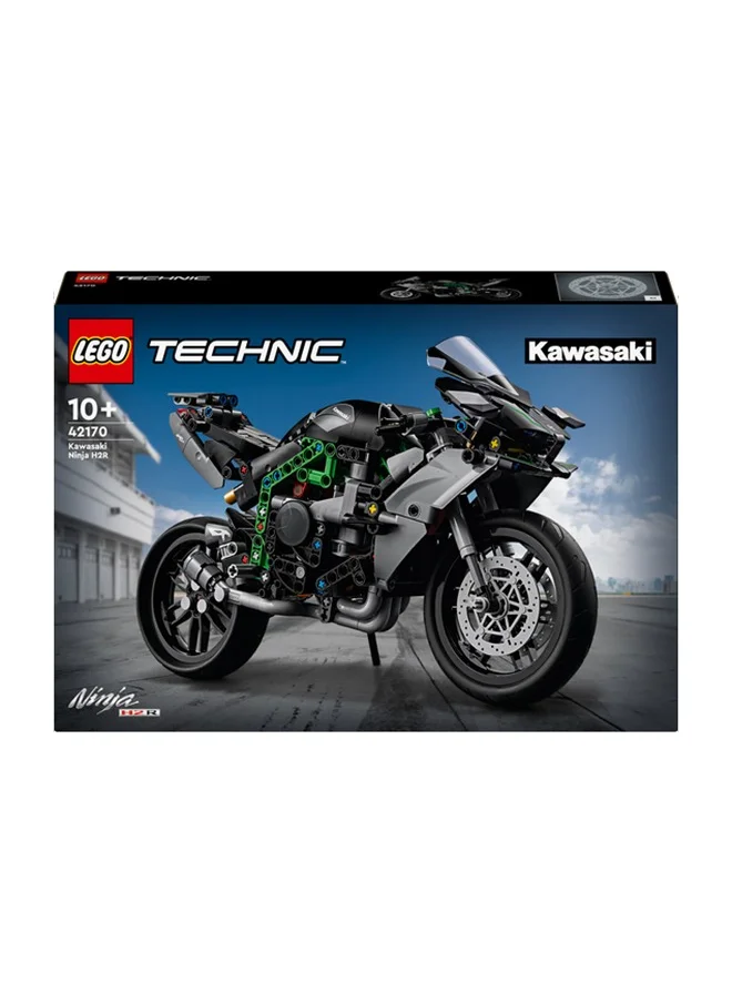 LEGO 42170 Technic Kawasaki Ninja H2R Motorcycle Toy, Vehicle Gift For Kids, Collectible Building Set For Boys And Girls Aged 10 And Over, Scale Model Kit For Independent Play (643 Pieces)