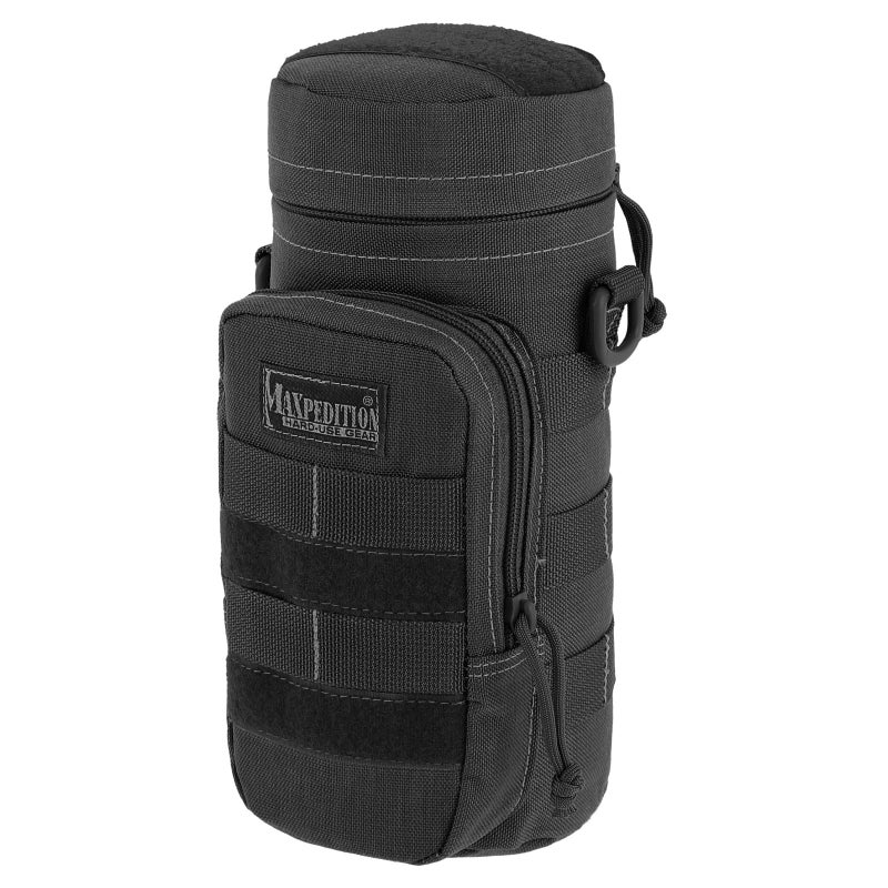 Maxpedition Bottle Holder, Black , 10 -Inch x 4 -Inch - Image 1