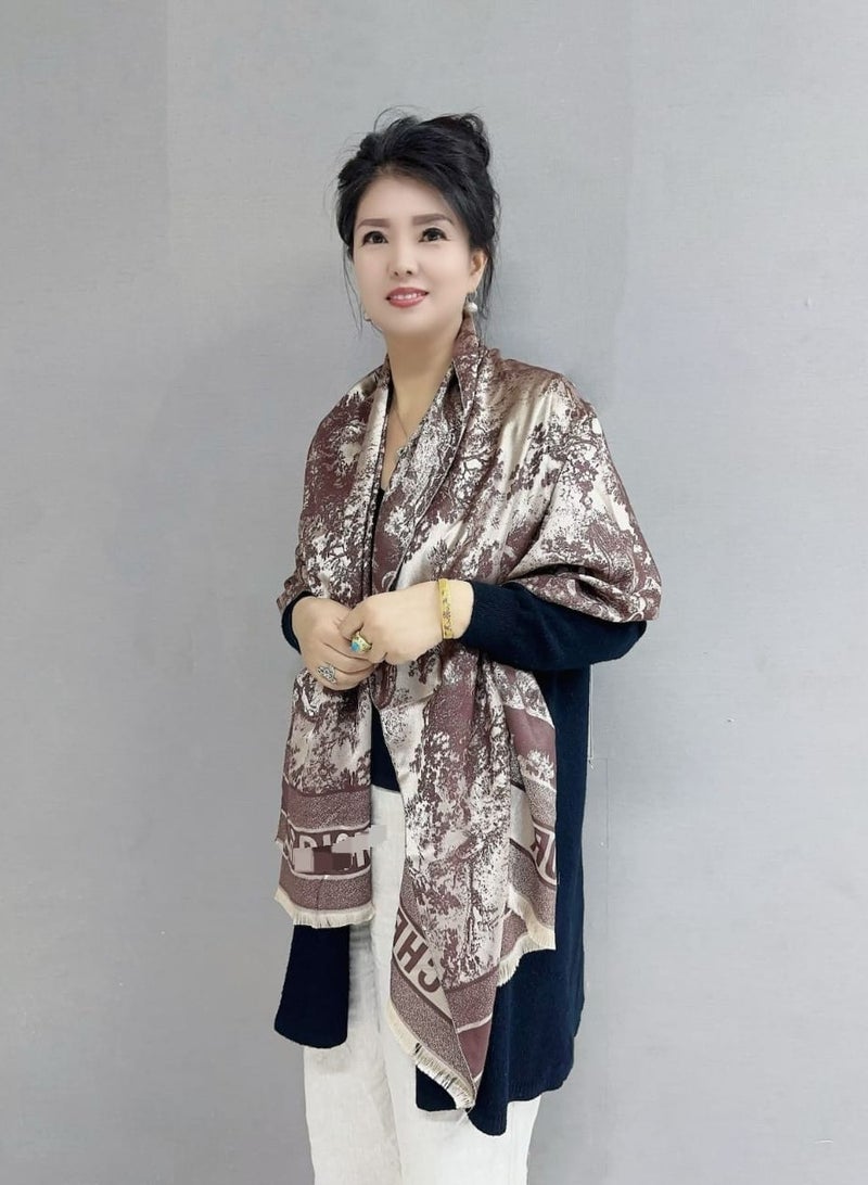 وشاح الباشمينا الكشمير الناعم والأنيق – مثالي لأزياء النساء