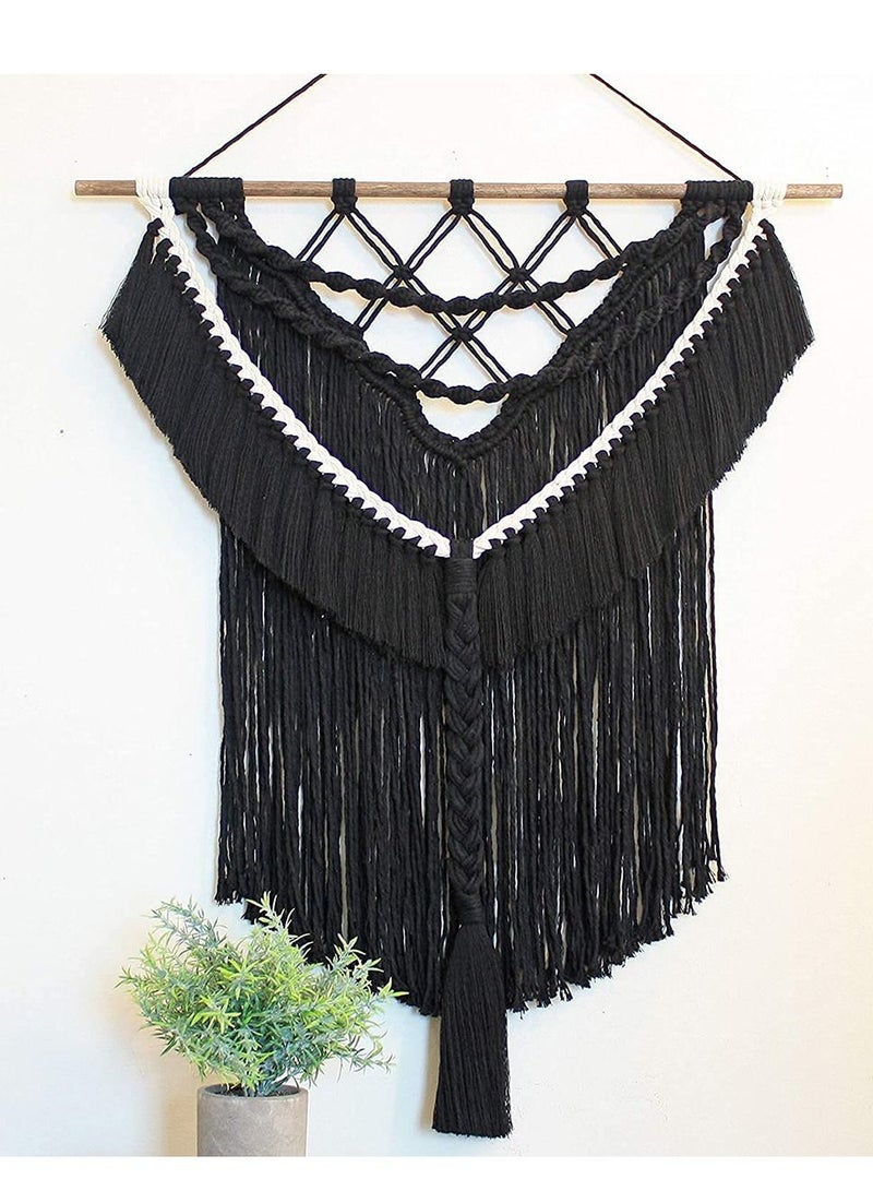 SYOSI Black Macrame Cord 3mm x 109 Yards, Colored Cotton Rope Craft Cord Colorful Cotton Cord Twine for Wall Hanging Plant Hangers Crafts Knitting Decorative Projects - Image 3