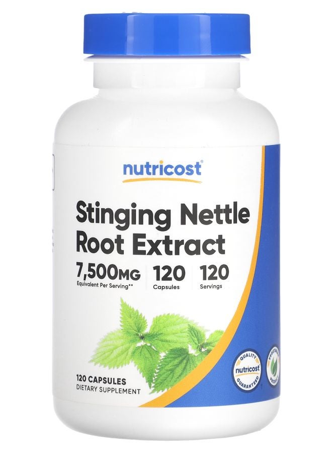 Nutricost Stinging Nettle Root Extract 7500 mg  120 Capsules