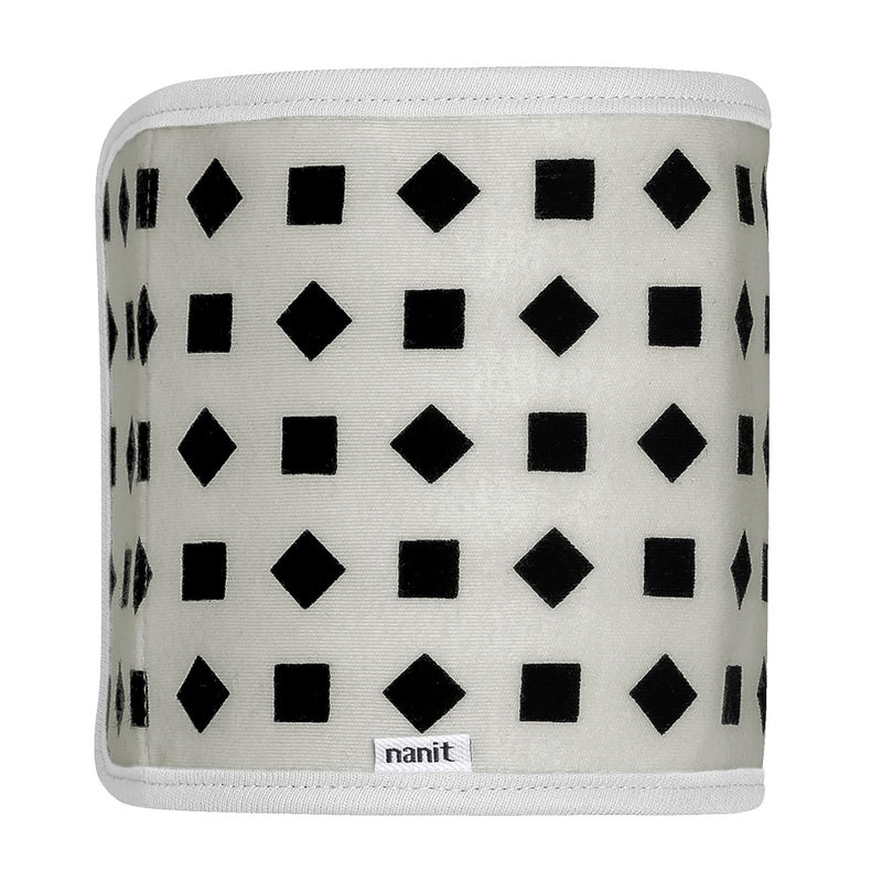 Nanit Breathing Wear Band â€“ Works with Nanit Pro Baby Monitor to Track Breathing Motion Sensor-Free, Like Your Hand On Their Heart from Anywhere, 100% Cotton, Size Large, 3-24 Months, Pebble Grey - Image 1