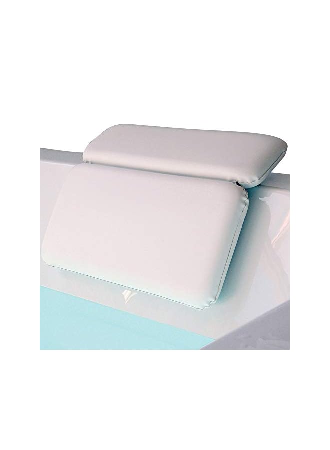 Raxoom Grip Bath Pillow for Tub, Comfortable Bathtub Pillows for Neck Head and Back Support, Strong Suction Waterproof Headrest, Cushion Rest for Curved or Straight Tubs, Spa Accessories, White - Image 2