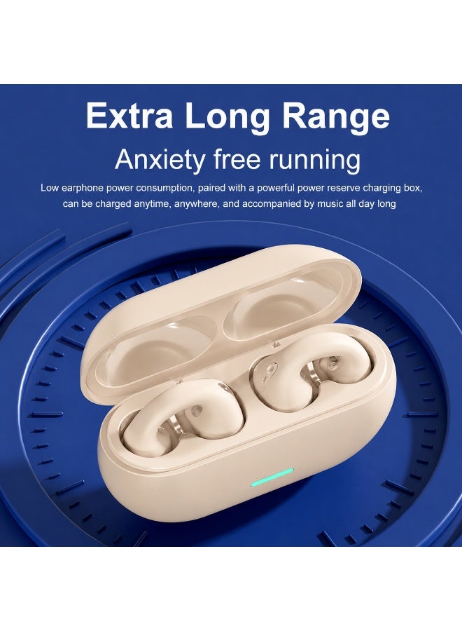 NOVA TECH T75 Open Ear Wireless Earbuds Bluetooth 5.3 – Sports Waterproof Earphones with HD Stereo Sound - Image 3