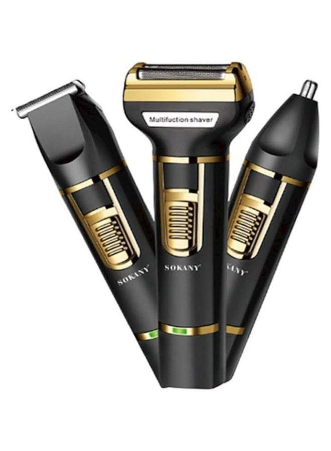 Sokany SK-LF-9942 3 In 1 Hair Shaving And Smoothing Nose 4 Combs - Image 3