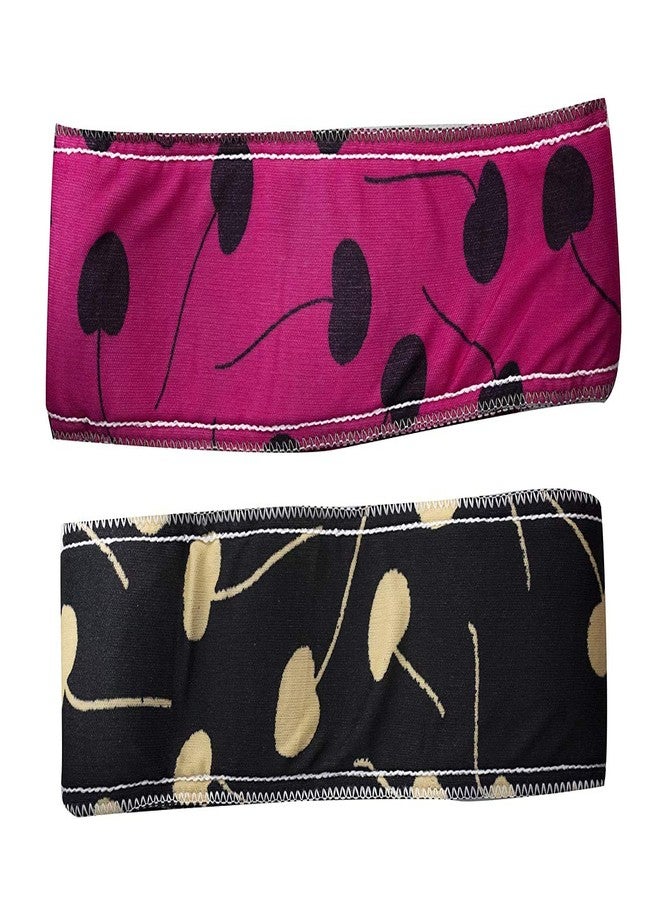 بوكسو أربطة وجه ناعمة من بوكسو للرأس، إكسسوارات تجميل للفتيات والسيدات، طقم مكون من قطعتين (عبوة واحدة متعددة الألوان) - Image 5