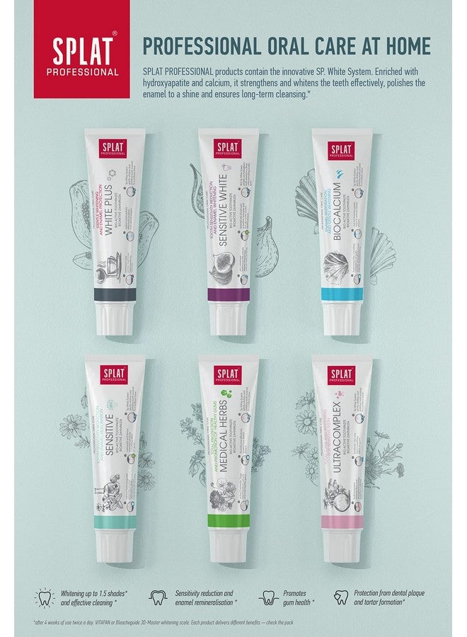 SPLAT Professional Series Ultracomplex Toothpaste Comprehensive Care And Whitening For Sensitive Teeth - Image 5