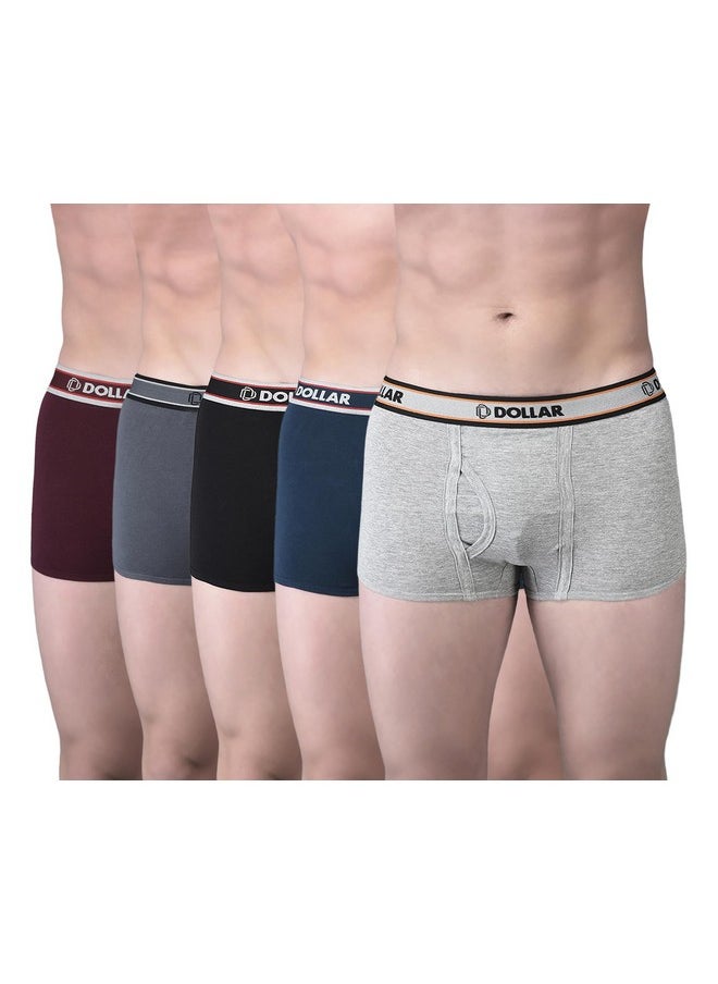 Dollar Bigboss - Dollar Bigboss Men's Assorted Pack of 5 Trunk (8905282752659_MDTR-07-MINI-PO5-CO1-85) - Image 1