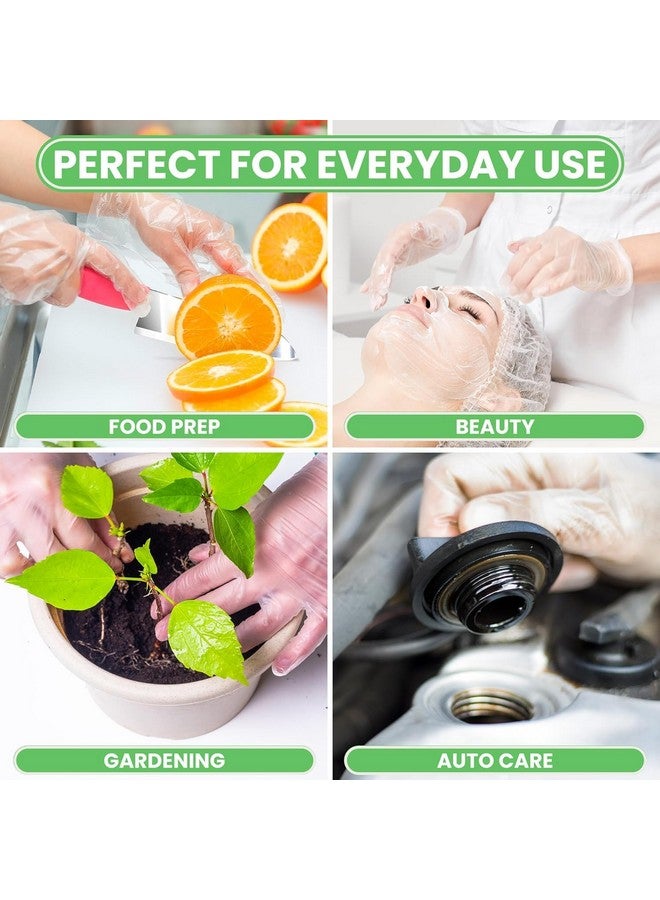 Keppi 1200 pcs Plastic Gloves - BPA & Latex Free - Food Safe Disposable Gloves - Perfect for Cooking - Bulk Pack - One Size - Image 4