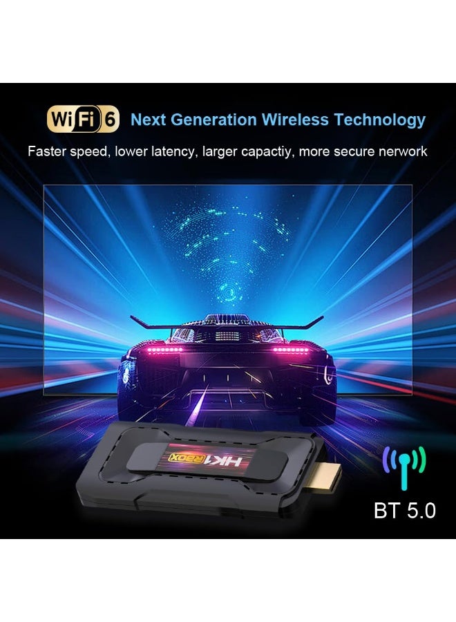 Barakah Android 13.0 TV Stick DDR4 2GB RAM 16GB ROM RK3528 Quad-Core 64bit WiFi6 Dual 2.4G/5.8G WiFi BT5.0 8K HDR10+ Ultra HD USB3.0 Smart TV Dongle - Image 3