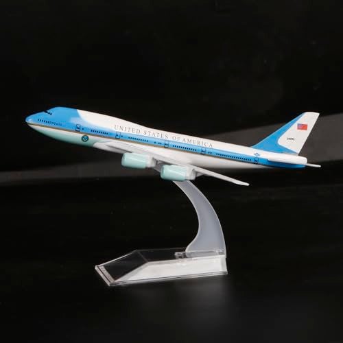 ARTVARKO Aeroplane United States Of America Scale Model Vc-25 Boeing 747 Miniature Alloy Metal Aircraft Aeroplane Model 16 Cm, Multicolour - Image 1