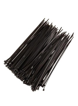 KROXX KROXX Premium 4 Inch 100MM x 26 MM Width Self Locking Ultra Strong 20 KG of holding capacity Wire Zip Ties Heavy Duty Nylon Fastener Organizer Cable Ties black 1000100 mm  - Image 1