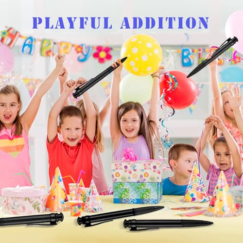 Lyforx Jumbo Pens 11.3'' - Giant Pens for Birthday Party Favors, Funny Gag Gifts 3 Pack Black - Image 5