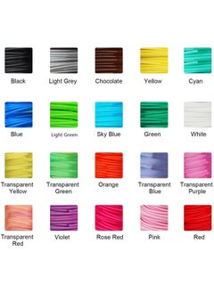 Generic 3D pen roll   10m polymer filament for printing, 15 colors for refilling, high precision diameter filament, each color 10 feet, total 240 feet mica 3d  - Image 3