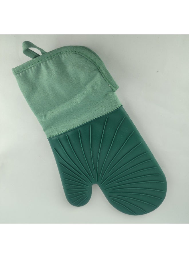 Silicone Heat Resistant Kitchen Gloves – Insulated Oven Mitts with Non-Slip Grip for Baking, Grilling & Cooking - Image 4