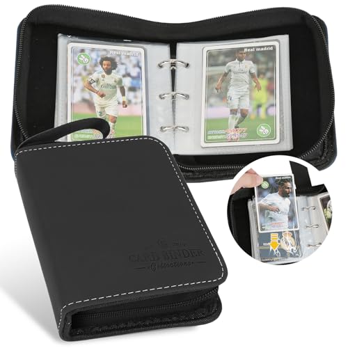 Foalgo Trading Card Binder Card Collection Binder Album Folder with 80 Side Loading Pockets 1 Pocket Trading Card Album Folder for TGCMTG Baseball Cards Yugioh - Image 1