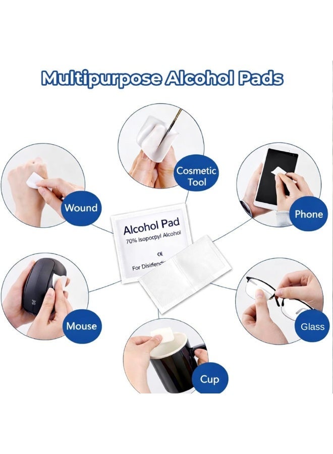 MMC Alcohol Swab 200 Pcs Pack | 70% Iso Propyl Alcohol 2-Ply - Sterile - Image 3