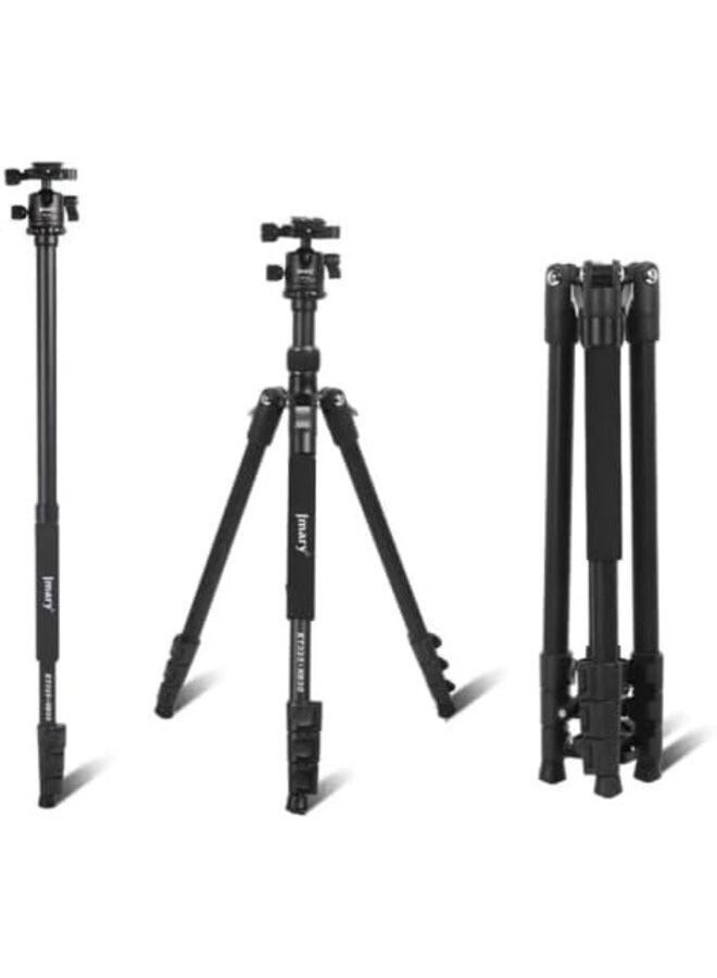 JMARY KT325+NB30 1.6m Portable Aluminum Alloy Action Camera Rotating Tripod Holder - Image 1