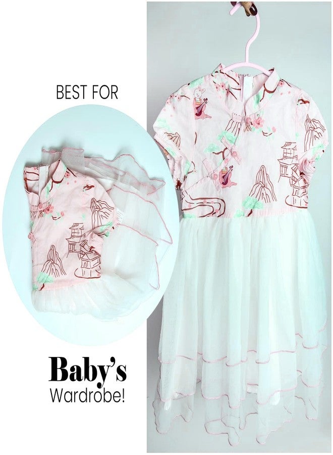 جو هوكد علاقات ملابس الأطفال من جو هوكد، ذات سطح أملس وأخاديد مانعة للانزلاق، عبوة من 15 قطعة | منظم تخزين ملابس الأطفال | علاقة ملابس بلاستيكية متينة لملابس الأطفال الرضع والصغار (متعددة الألوان) - Image 3