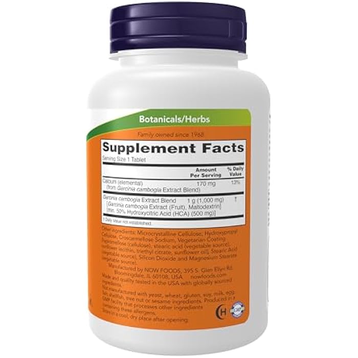 now Supplements, Garcinia (Garcinia Cambogia) 1,000 mg, Healthy Metabolism*,Weight Loss, 120 Tablets - Image 2