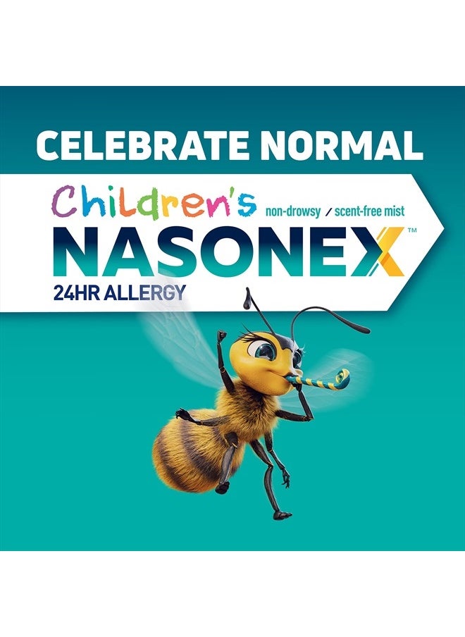 Children's 24HR Allergy Nasal Spray, Non-Drowsy Relief for Kids, Full Prescription Strength - 60 Spray