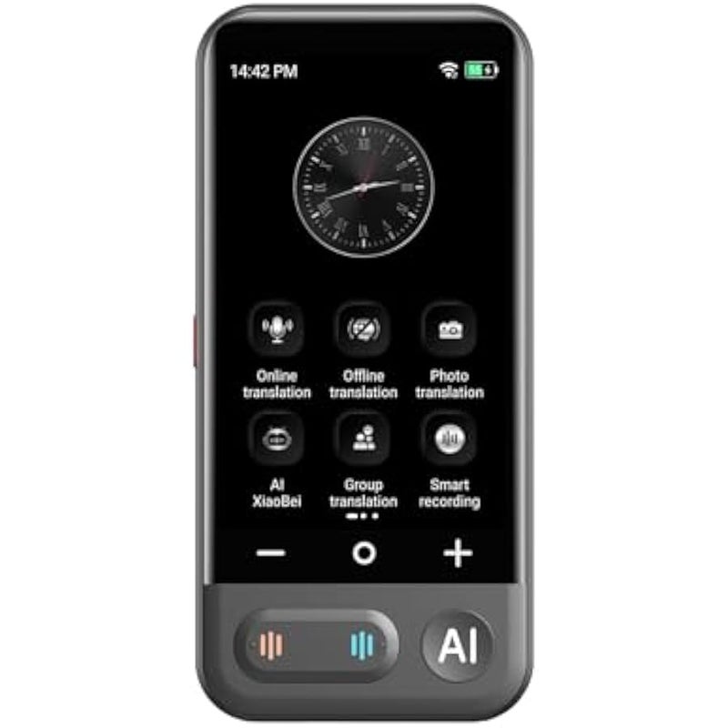 ANKOVO 2025 Language Translator Device: Offline/Real-Time/High-Accuracy Device with 139+ Languages, Voice/Text/Offline/Photo/AI Instant Two-Way Translation, Ideal for Travel/Business/Learning - Image 1