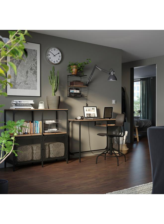 Zaboon Shelving Unit, Black, 100X95 Cm - Image 3