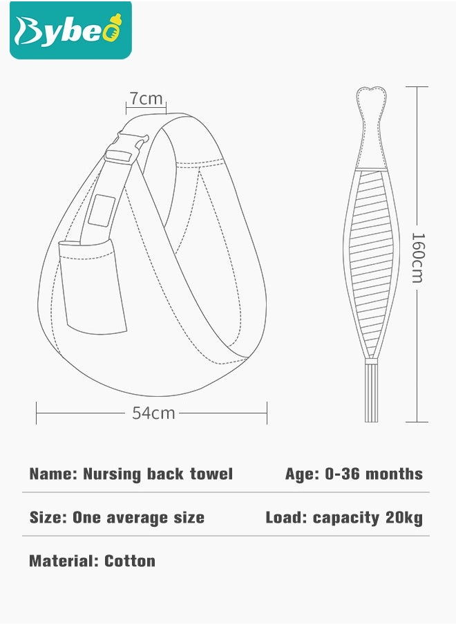 2 in-1 Baby Carrier, Baby Wraps Carrier Infants Wrap Ring Sling and Nursing Cover for Toddler 0-36 Month, Soft & Comfortable, Perfect Gift