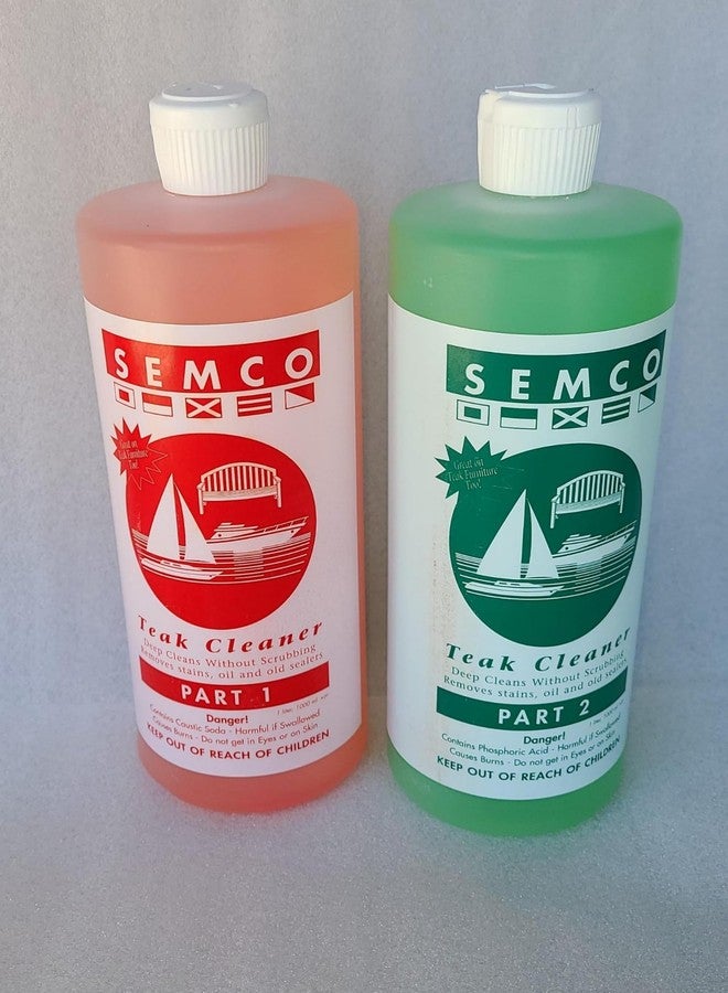 Semco 2 Part Teak Cleaner Quart Size - Image 2