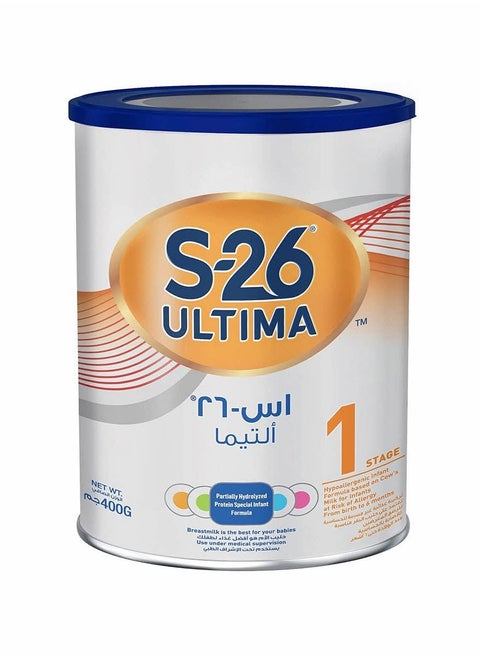 Nestle S-26 Ultima Baby Formula Stage 1 from 0 to 6 Months-400