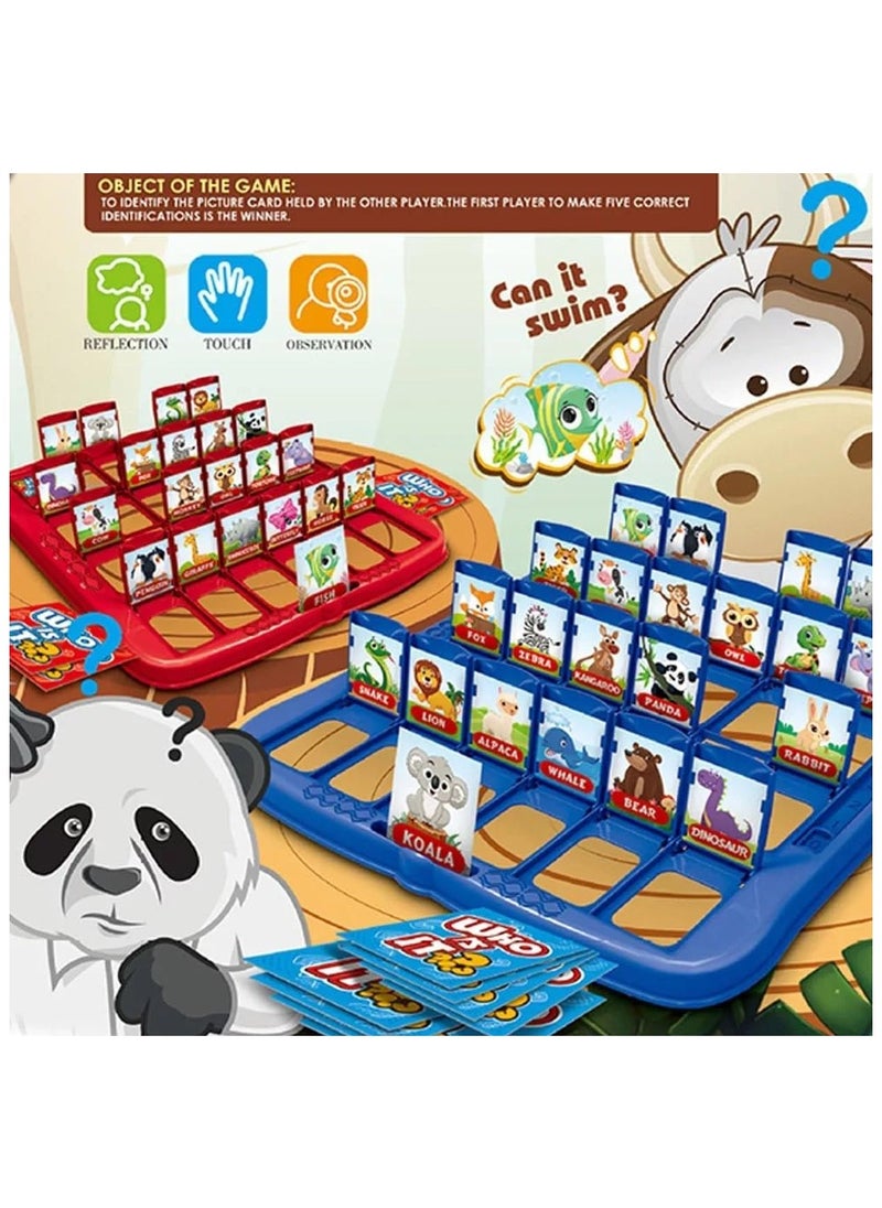 Reva - Guess Who Is It? - Classic Board Game for Kids and Adults, Hours of Puzzle Fun (Animals) - Image 1