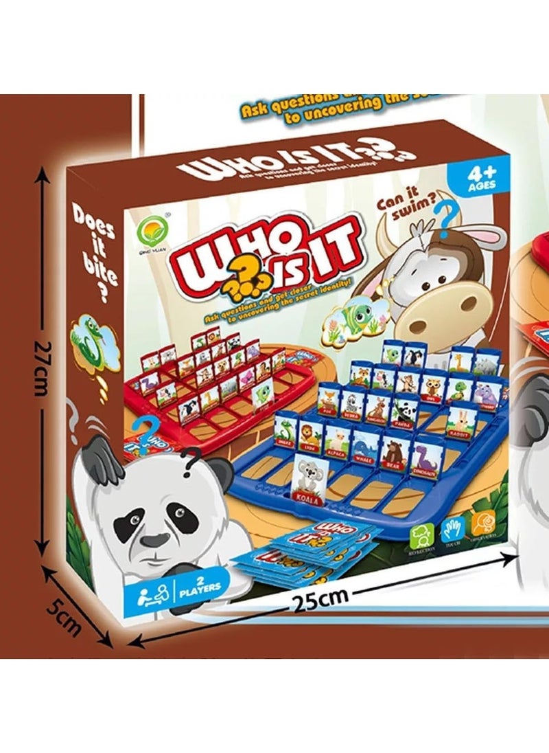 Reva - Guess Who Is It? - Classic Board Game for Kids and Adults, Hours of Puzzle Fun (Animals) - Image 1
