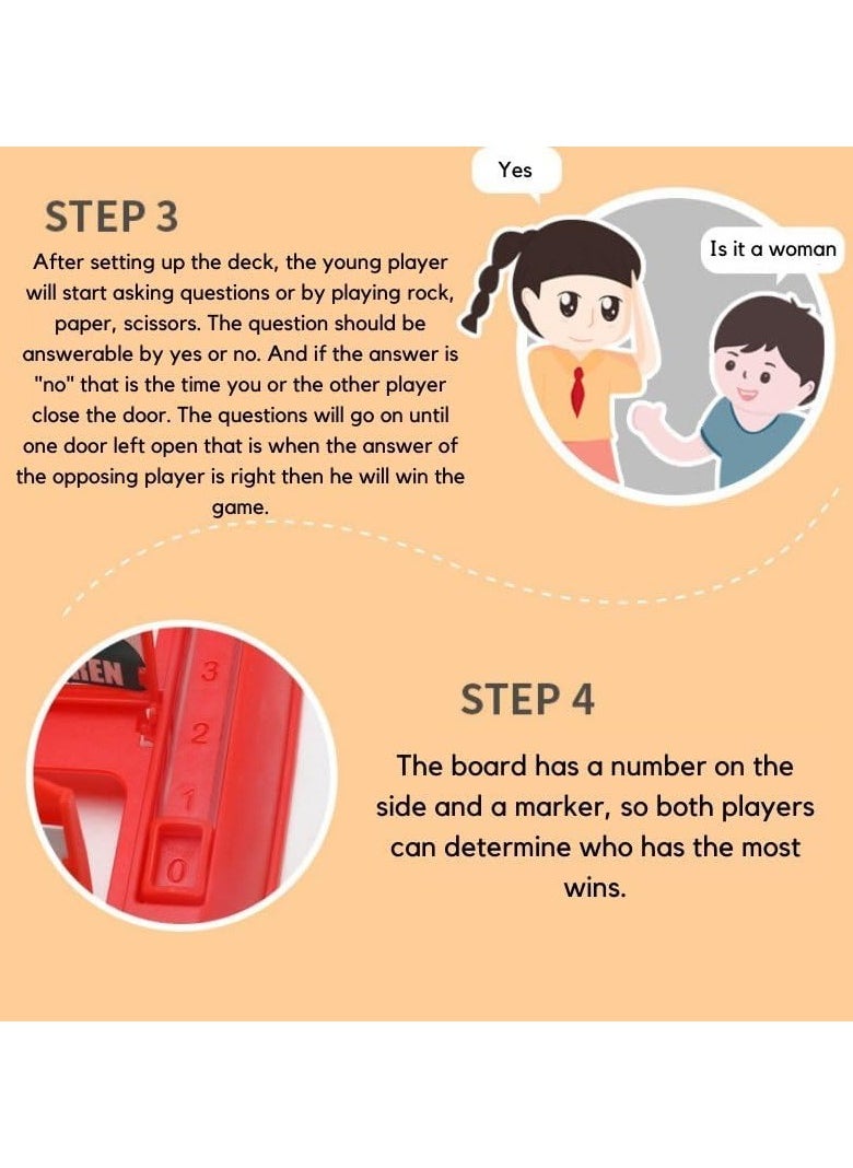 Reva - Guess Who Is It? - Classic Board Game for Kids and Adults, Hours of Puzzle Fun (Animals) - Image 1