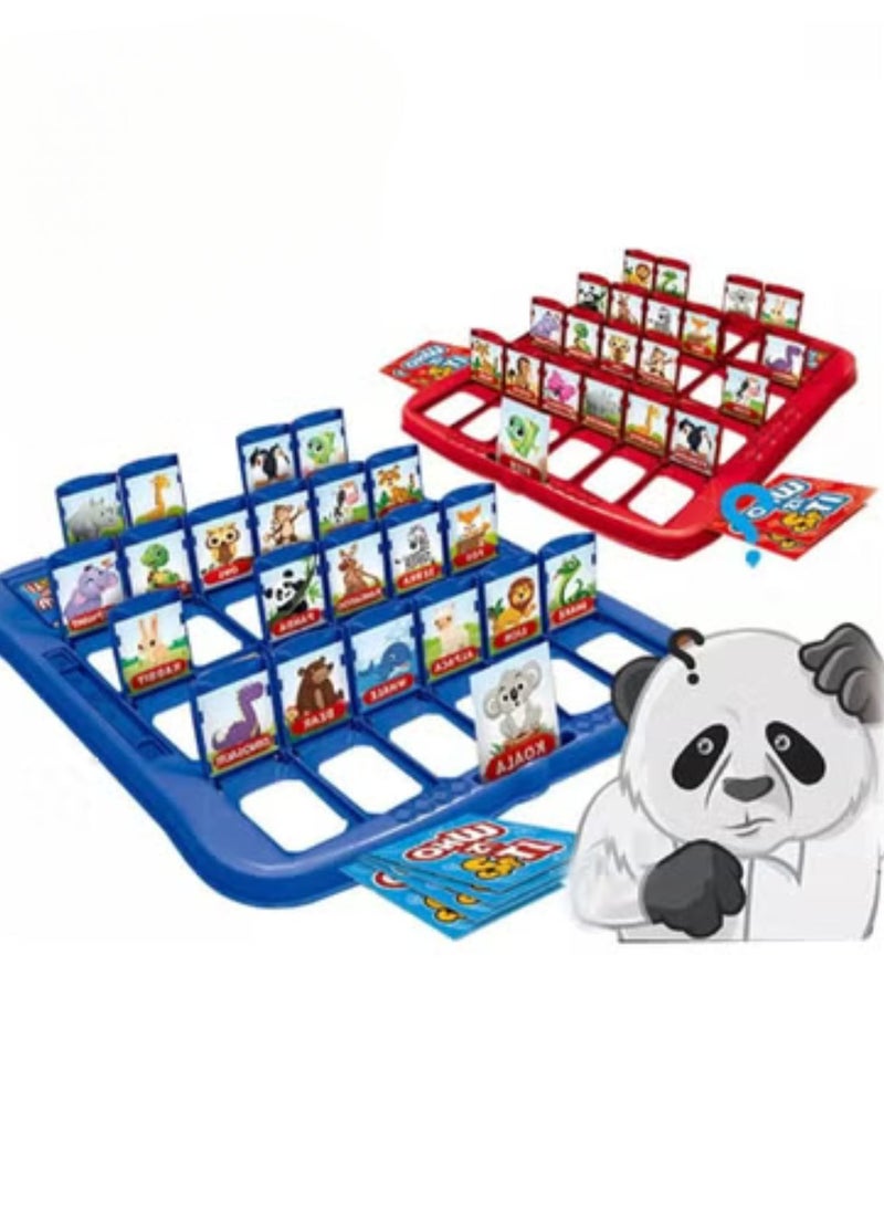 Guess Who Is It? - Classic Board Game for Kids and Adults, Hours of Puzzle Fun (Animals)  - Image 1