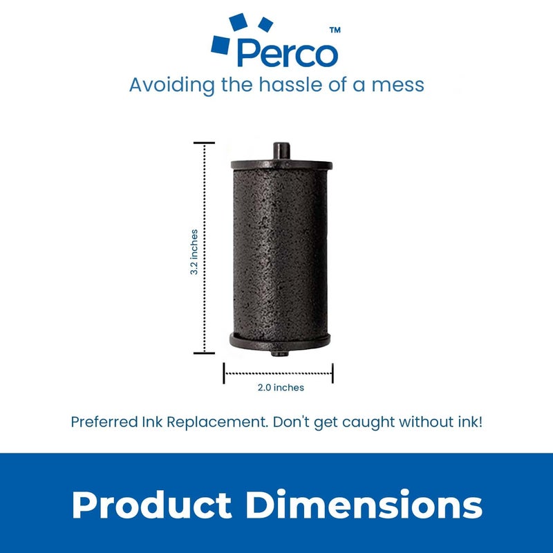 Perco Price Gun Ink Roller for Perco Lite Pricing Gun Labeler - Preferred Ink Replacement for Perco Lite Price Tag Gun, Easy & Convenient Messy Free Ink Refill Even For Beginners (Pack of 10 Ink Roll) - Image 2