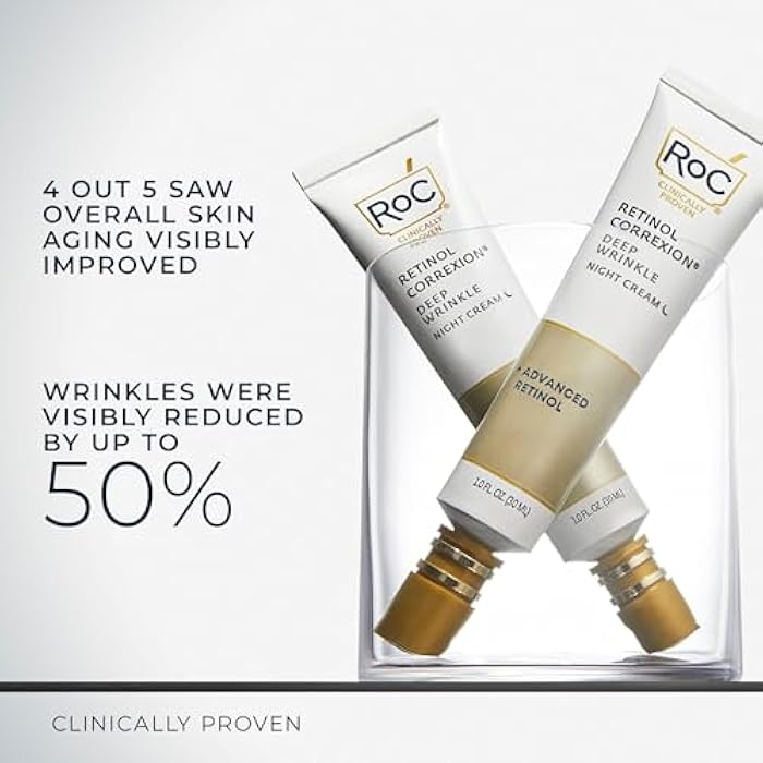 RoC Retinol Correxion Night Cream for Deep Wrinkles, Anti Aging Skincare Treatment Women and Men, 1.0 oz (Packaging May Vary) - Image 2