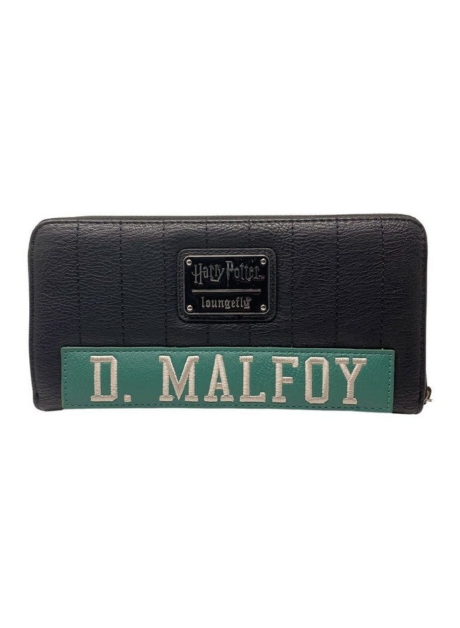 Loungefly X Harry Potter D. Malfoy Slytherin Ziparound Wallet (Grey Green One Size) - Image 2