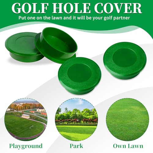 joaoxoko Golf Cup Cover for Golf Course Hole.Golf Hole for Putting Green Cover for Backyard Practice Putting Green Hole, ABS Hole Cup Covers Comply with USGA Regulations (4) - Image 4