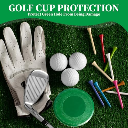 joaoxoko Golf Cup Cover for Golf Course Hole.Golf Hole for Putting Green Cover for Backyard Practice Putting Green Hole, ABS Hole Cup Covers Comply with USGA Regulations (4) - Image 5