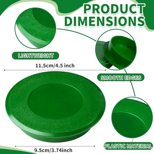 joaoxoko Golf Cup Cover for Golf Course Hole.Golf Hole for Putting Green Cover for Backyard Practice Putting Green Hole, ABS Hole Cup Covers Comply with USGA Regulations (4) - Image 2