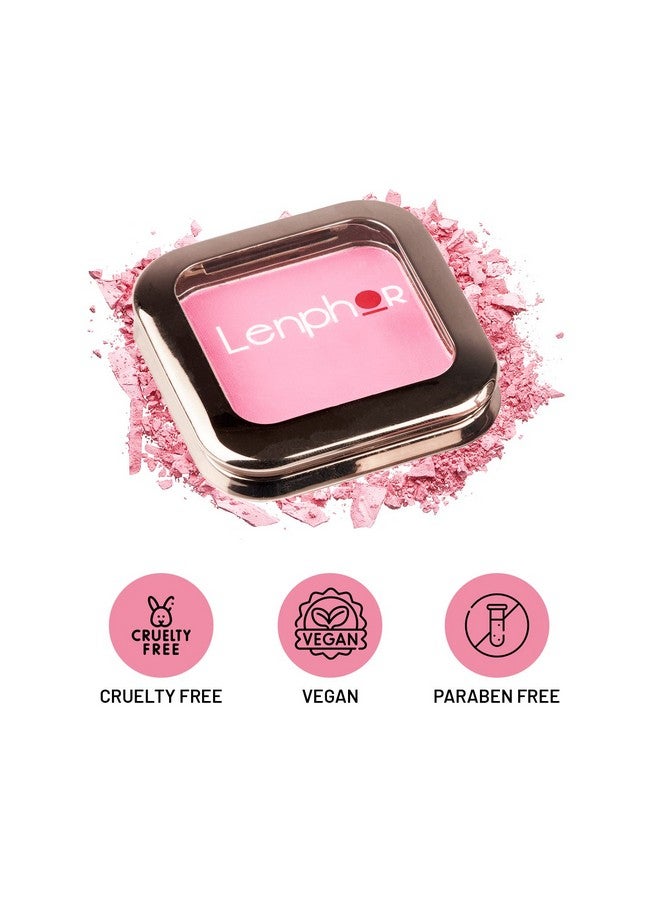 Lenphor Cheekylicious Blush For Face Makeup Smudge Proof Matte Finish Long Lasting Blusher For Face Makeup | Professional Makeup | Highlighter For Face Makeup | Daily Makeup | Pink Pop - Image 5