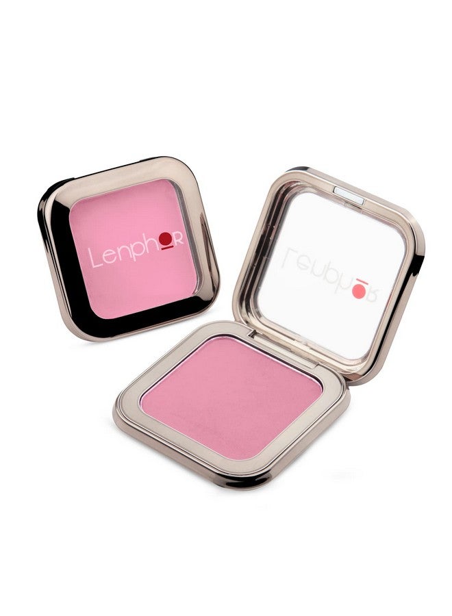 Lenphor Cheekylicious Blush For Face Makeup Smudge Proof Matte Finish Long Lasting Blusher For Face Makeup | Professional Makeup | Highlighter For Face Makeup | Daily Makeup | Pink Pop - Image 1