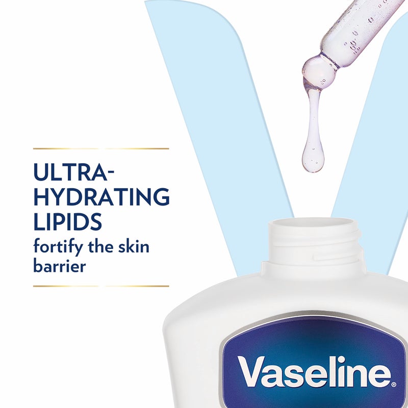 Vaseline Intensive Care Body Lotion Advanced Repair Unscented 4 ct for Dry Skin with Ultra-Hydrating Lipids and Vaseline Jelly 20.3 oz - Image 4