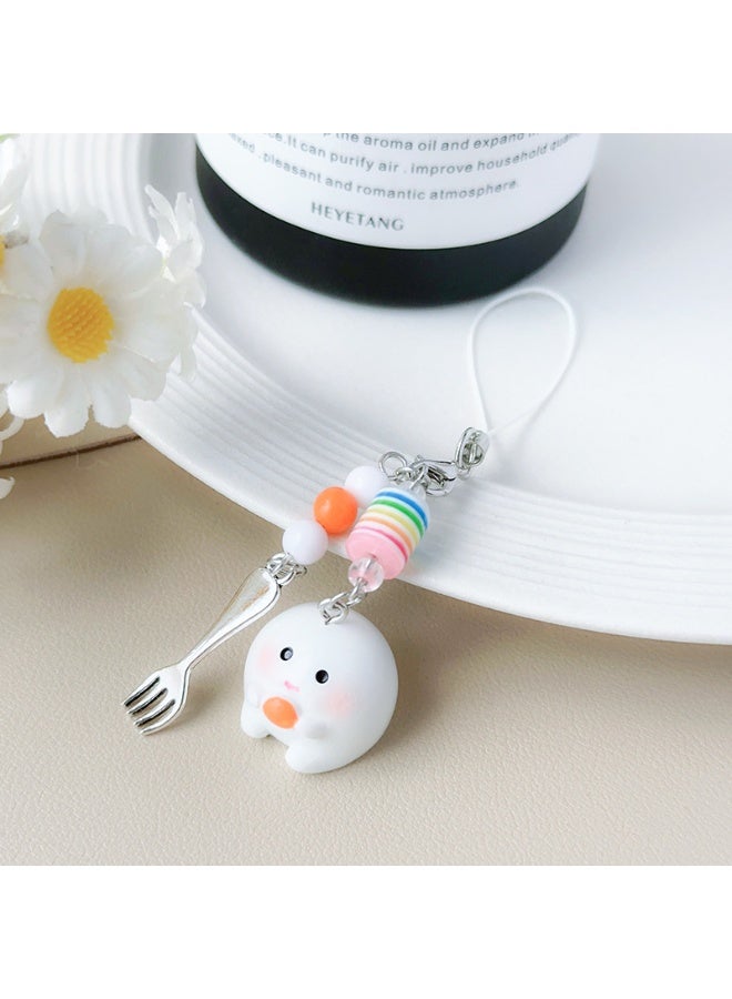 NIBEMINENT Phone Charm/ Chain Strap for Women Girls, Elf Maiden's Heart Cell Phone Case Lanyard Wrist Strap