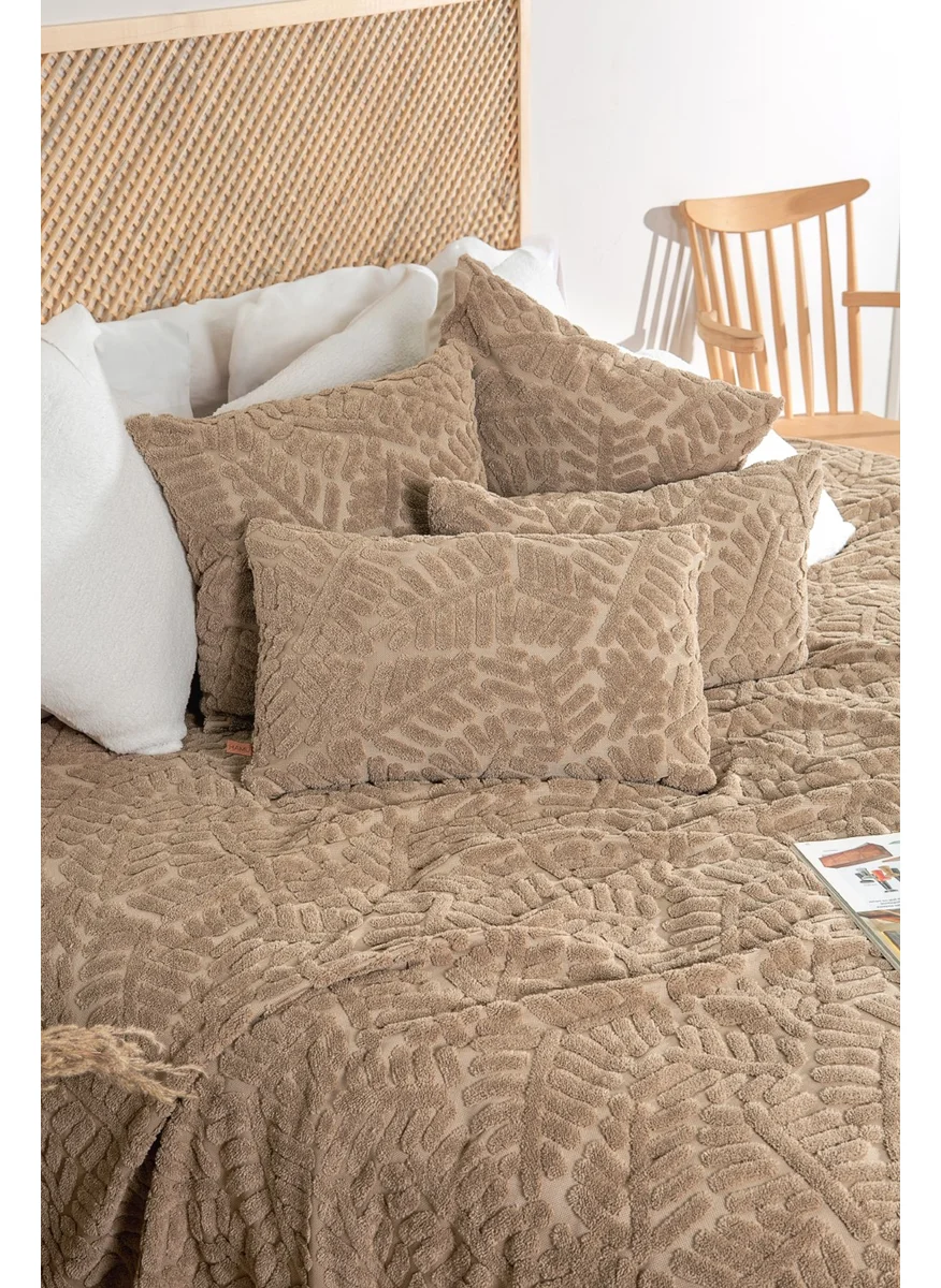 Hamur Dough Scandinavian Bedspread Set Double Set Bohemian Punch Punch Pattern Forest Natural