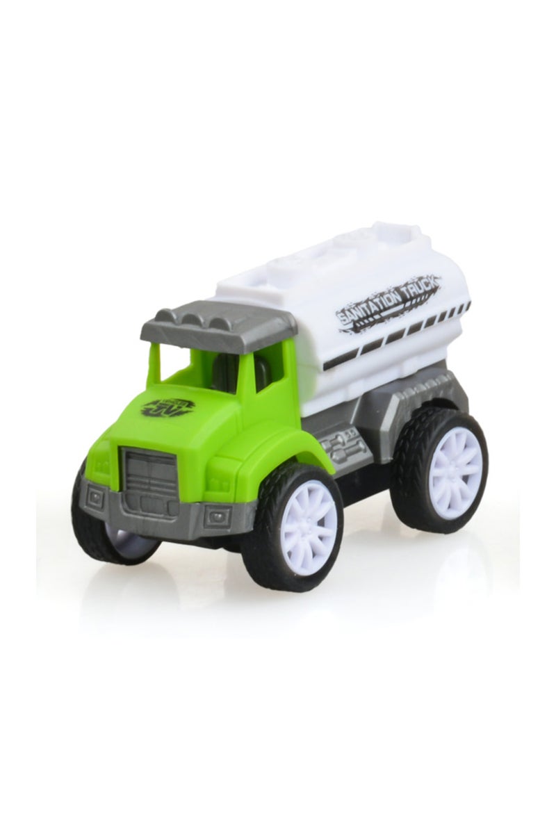 Kikibebe Friction Truck Set – 3 Pull-Back Farmer Vehicles – Green - Image 3