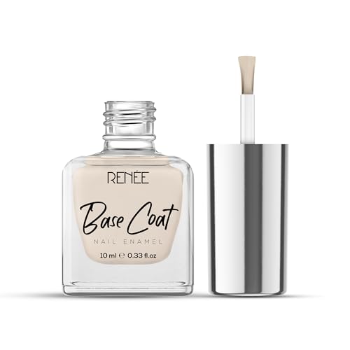 RENEE Base Coat Nail Enamel Quick Drying Long Lasting Chip Resisting Formula with Full Coverage One Stroke Application Translucent Layer 10 Ml - Image 3