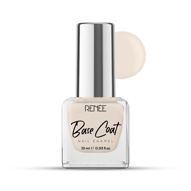 RENEE Base Coat Nail Enamel Quick Drying Long Lasting Chip Resisting Formula with Full Coverage One Stroke Application Translucent Layer 10 Ml - Image 2