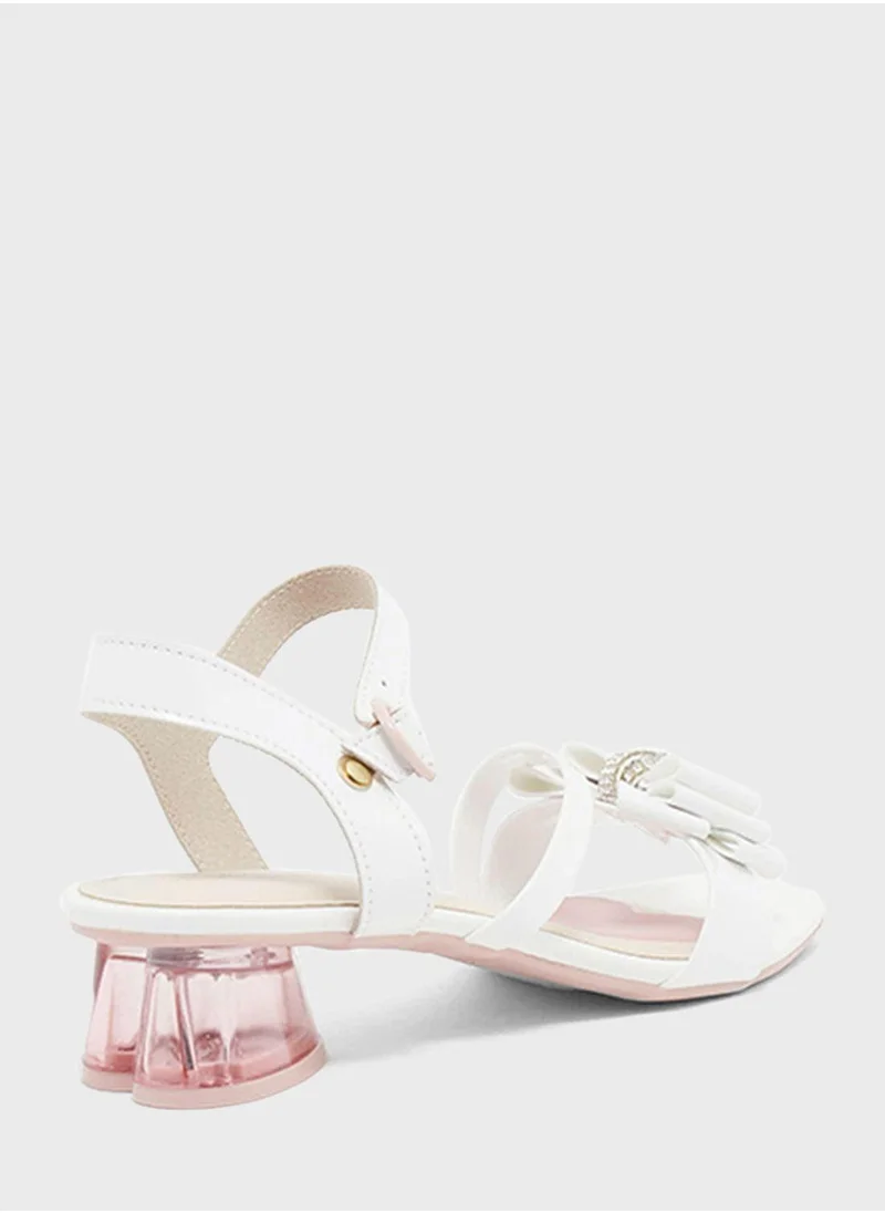 موليكينها Youth Michelle Back Strap Sandals