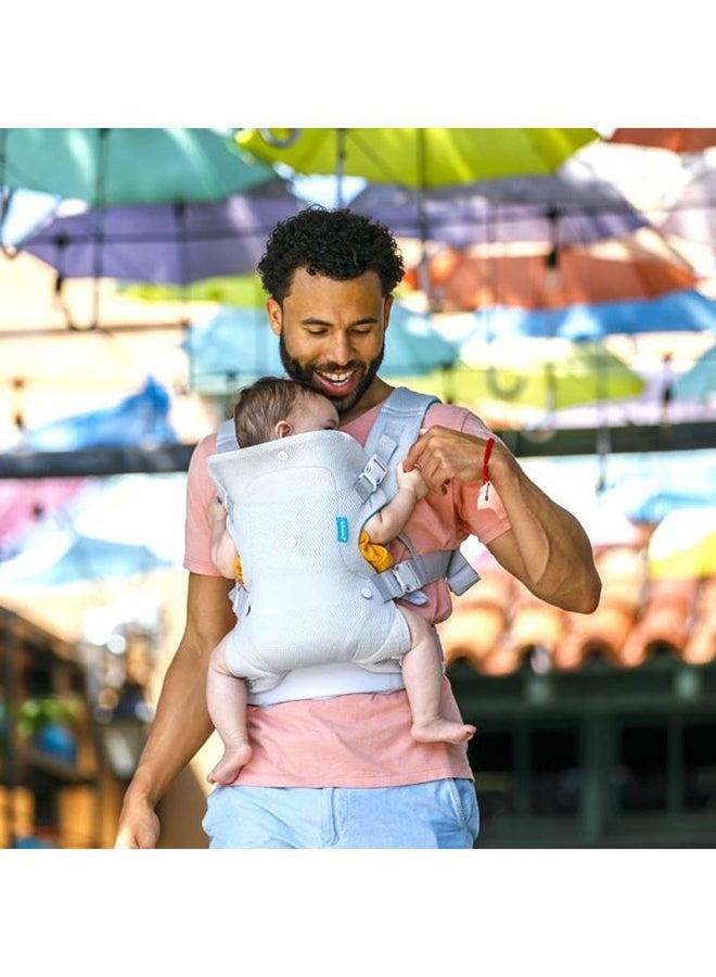 Kids Convertible Carrier With Comfortable Hip Seat And Buckle Strap - Grey - Image 3